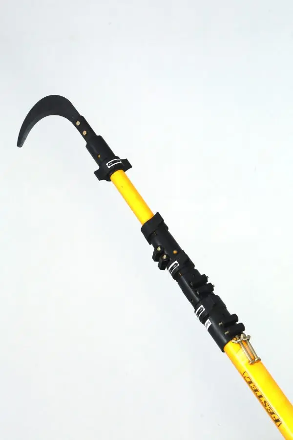 FESTEL Shock Proof Multipurpose Extendable Telescopic Pole with (3 Attachments) Coconut Plucker, Fruit Picker, Tree Pruner) view 5