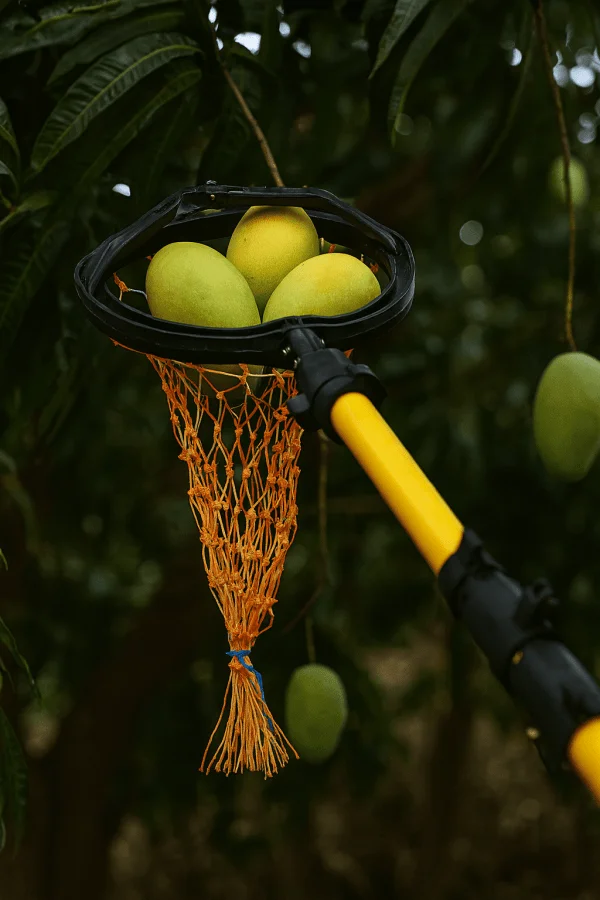 FESTEL Skytuch Shock Proof Multipurpose Extendable Telescopic Pole with (2 Attachments) Coconut Plucker, Fruit Picker view 3