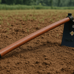 FESTEL Farming Hoe (Kundali) with Fiber Glass Handle | Forged Heavy Duty Steel Blade for Digging, Gardening and Weeding | Farming Spade | Garden Tools | DIY (Self-Assembly Required)