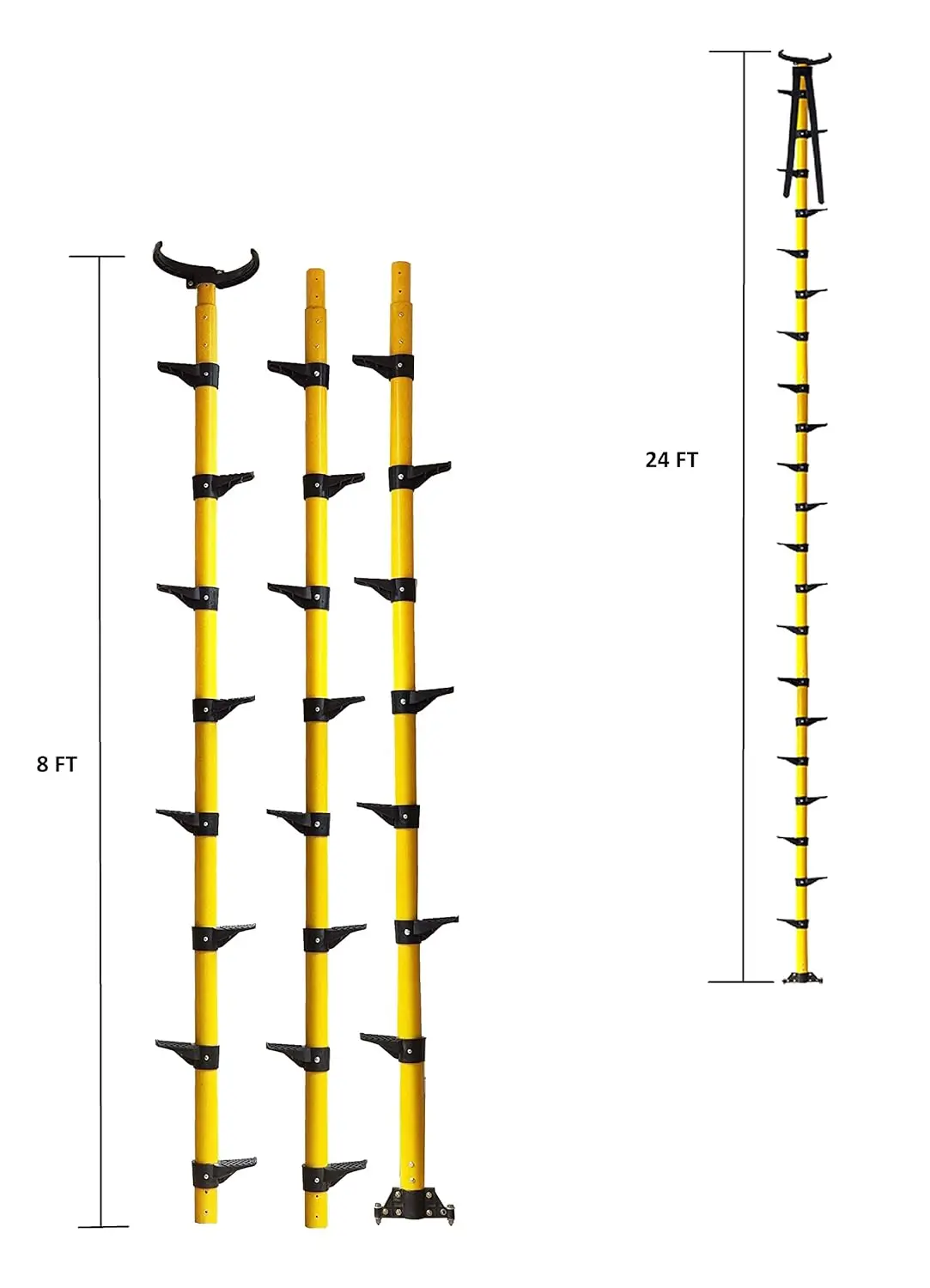 8–24 Ft Skyreach Lightweight FRP Fiberglass Extension Ladder (Non-Conductive Safety Ladder) – Festel - Image 7